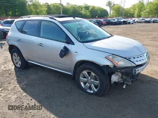 2007 Nissan Murano S with VIN JN8AZ08W57W619871, listed as a IAAI auction lot 42237851 with 116,769 mi miles and . Bid and sale history available at DreamBid. Image 1.