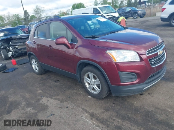 2016 Chevrolet Trax LT z VIN 3GNCJLSB3GL227097, wystawiony jako IAAI lot #42208844 z przebiegiem 118 887 mil mil oraz . Historia ofert i sprzedaży dostępna na DreamBid. Obrazek 1.