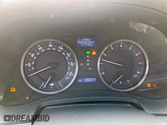 2011 Lexus IS 250 z VIN JTHBF5C22B2100995, wystawiony jako Copart lot #57727715 z przebiegiem 185 877 mil mil oraz Czysty tytuł • Clean title. Historia ofert i sprzedaży dostępna na DreamBid. Obrazek 8.