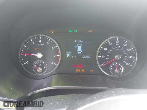 2021 Kia Telluride LX with VIN 5XYP2DHC1MG106777, listed as a IAAI auction lot 42290891 with 82,548 mi miles and . Bid and sale history available at DreamBid. Image 7.