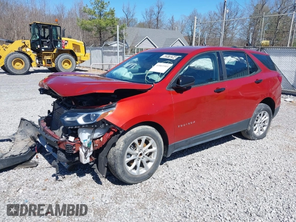 2020 Chevrolet Equinox LS with VIN 2GNAXHEV8L6209377, listed as a IAAI auction lot 41803505 with 85,895 mi miles. Bid and sale history available at carsss.com. Image 18.