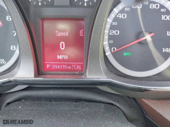 2012 GMC Terrain SLT-1 with VIN 2GKALUEK5C6333016, listed as a IAAI auction lot 41817031 with 94,370 mi miles. Bid and sale history available at carsss.com. Image 7.