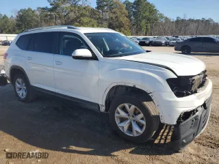 2019 Volkswagen Atlas 3.6L V6 S with VIN 1V2GR2CA5KC563016, listed as a Copart auction lot 85898544 with 57,053 mi miles and Salvage Title. Bid and sale history available at carsss.com. Image 4.