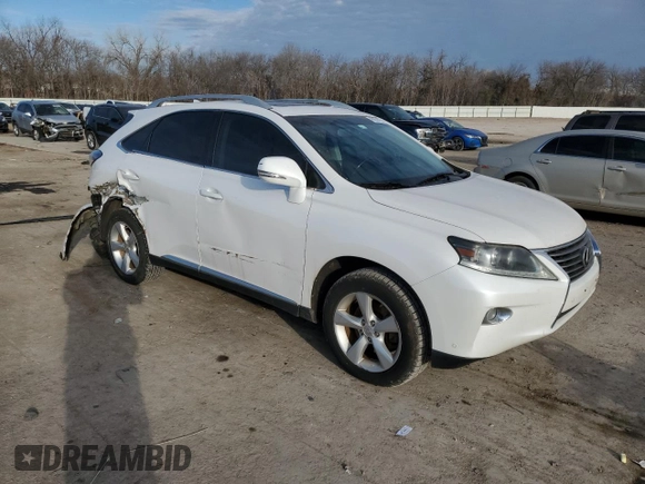 2014 Lexus RX 350 with VIN 2T2BK1BA9EC246956, listed as a Copart auction lot 46251415 with 141,098 mi miles and Salvage Title. Bid and sale history available at DreamBid. Image 4.