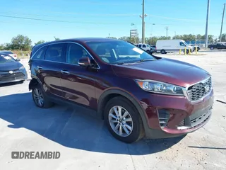 2020 Kia Sorento LX V6 with VIN 5XYPGDA50LG621118, listed as a IAAI auction lot 40988611 with 78,427 mi miles. Bid and sale history available at carsss.com. Image 1.