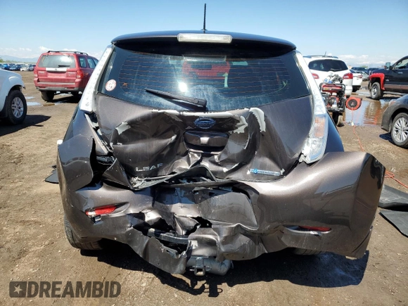 2016 Nissan LEAF SV z VIN 1N4BZ0CP2GC303447, wystawiony jako Copart lot #56404605 z przebiegiem 54 612 mil mil oraz Szkoda całkowita • Salvage title. Historia ofert i sprzedaży dostępna na DreamBid. Obrazek 6.