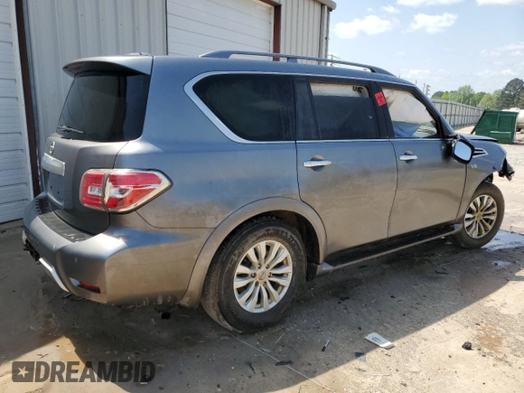 2017 Nissan Armada SV with VIN JN8AY2ND7H9006359, listed as a Copart auction lot 52451075 with 163,639 mi miles and Clean Title. Bid and sale history available at carsss.com. Image 3.