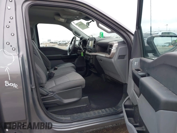 2023 Ford F-150 XL with VIN 1FTMF1C58PKF77242, listed as a IAAI auction lot 41559887 with 25,576 mi miles and . Bid and sale history available at carsss.com. Image 5.