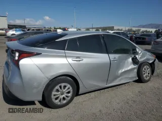 2021 Toyota Prius L Eco with VIN JTDKAMFU3M3133914, listed as a Copart auction lot 59897825 with 46,872 mi miles and Salvage title. Bid and sale history available at DreamBid. Image 3.