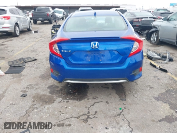 2021 Honda Civic Sedan EX with VIN 19XFC1F35ME012473, listed as a IAAI auction lot 41280932 with 1 mi miles. Bid and sale history available at carsss.com. Image 16.