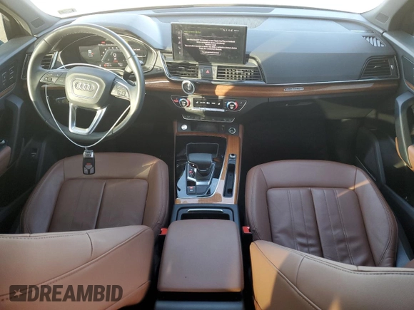 2022 Audi Q5 S line Premium Plus with VIN WA1EAAFY0N2109148, listed as a Copart auction lot 46597205 with 31,851 mi miles and Salvage Title. Bid and sale history available at carsss.com. Image 8.