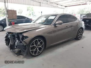 2019 Alfa Romeo Giulia Ti Sport with VIN ZARFAMBN1K7599269, listed as a IAAI auction lot 42271523 with 46,556 mi miles and . Bid and sale history available at DreamBid. Image 17.