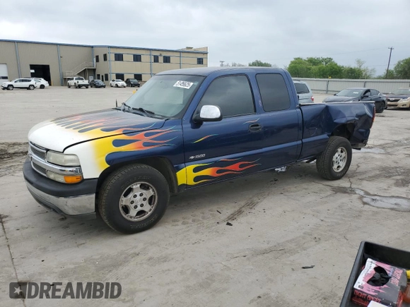 2001 Chevrolet Silverado 1500 LS with VIN 2GCEC19V711267658, listed as a Copart auction lot 51426625 with 252,839 mi miles and Salvage Title. Bid and sale history available at DreamBid. Image 1.