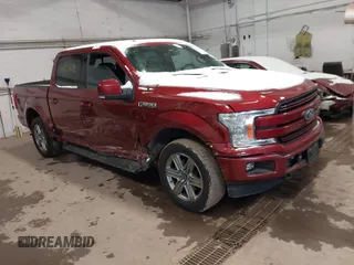 2018 Ford F-150 XL with VIN 1FTEW1EP0JKC53325, listed as a IAAI auction lot 41427378 with 81,988 mi miles. Bid and sale history available at carsss.com. Image 1.