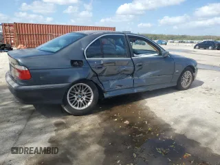 2001 BMW 5 Series 530iA with VIN WBADT63461CF08161, listed as a Copart auction lot 78609274 with 189,808 mi miles and Salvage Title. Bid and sale history available at carsss.com. Image 3.