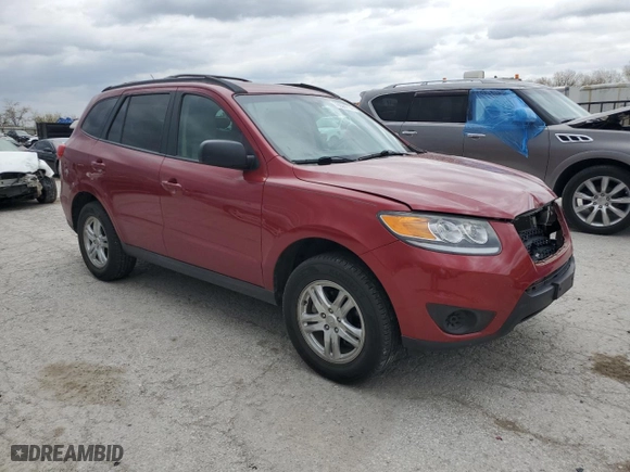 2012 Hyundai Santa Fe GLS with VIN 5XYZG3AB3CG129367, listed as a Copart auction lot 78635714 with 122,515 mi miles and Salvage Title. Bid and sale history available at carsss.com. Image 4.