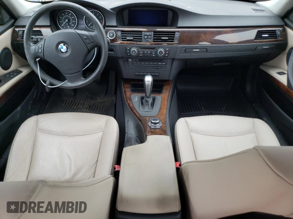 2011 BMW 3 Series 335i xDrive with VIN WBAPL5C54BA919777, listed as a Copart auction lot 53599895 with Not provided miles and Salvage title. Bid and sale history available at DreamBid. Image 8.