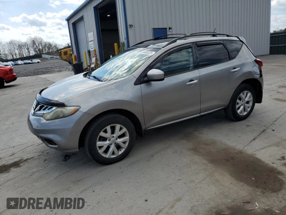 2011 Nissan Murano S with VIN JN8AZ1MW1BW184884, listed as a Copart auction lot 54466325 with 137,565 mi miles and Salvage Title. Bid and sale history available at DreamBid. Image 1.