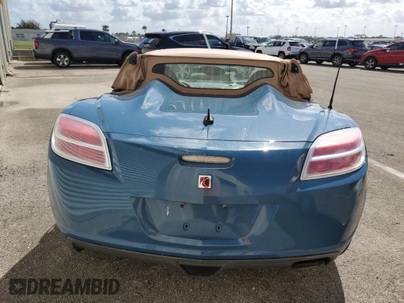 2007 Saturn Sky z VIN 1G8MB35B67Y129616, wystawiony jako Copart lot #74225194 z przebiegiem Nie podano mil oraz Szkoda całkowita • Salvage title. Historia ofert i sprzedaży dostępna na DreamBid. Obrazek 6.