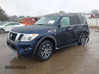 2020 Nissan Armada SL with VIN JN8AY2ND3L9110873, listed as a IAAI auction lot 41272945 with 109,968 mi miles. Bid and sale history available at carsss.com. Image 17.