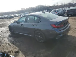 2021 BMW 3 Series 330i xDrive with VIN 3MW5R7J05M8C01209, listed as a Copart auction lot 50450775 with Not Provided miles and Salvage Title. Bid and sale history available at carsss.com. Image 2.
