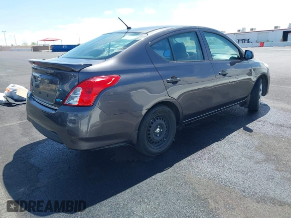 2015 Nissan Versa SV with VIN 3N1CN7AP5FL860073, listed as a IAAI auction lot 42035884 with 48,956 mi miles. Bid and sale history available at carsss.com. Image 4.