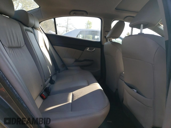 2014 Honda Civic EX-L with VIN 19XFB2F90EE220162, listed as a Copart auction lot 54591795 with 199,340 mi miles and Salvage Title. Bid and sale history available at DreamBid. Image 10.