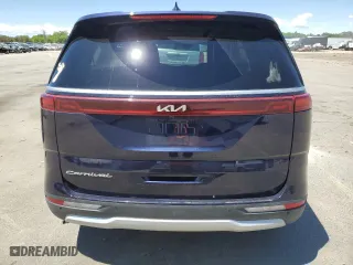 2022 Kia Carnival LXS with VIN KNDNB4H3XN6173633, listed as a Copart auction lot 59871484 with 21,822 mi miles and Salvage Title. Bid and sale history available at carsss.com. Image 6.
