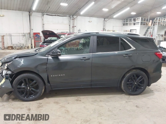 2021 Chevrolet Equinox LT with VIN 3GNAXUEV2ML375190, listed as a IAAI auction lot 41991148 with 60,016 mi miles and . Bid and sale history available at DreamBid. Image 14.