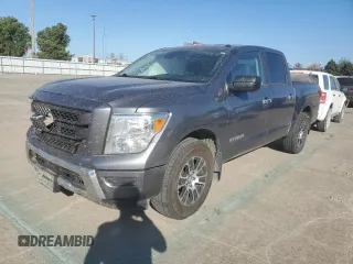 2021 Nissan Titan S z VIN 1N6AA1EE7MN508354, wystawiony jako Copart lot #77540154 z przebiegiem 72 110 mil mil oraz Szkoda całkowita • Salvage title. Historia ofert i sprzedaży dostępna na DreamBid. Obrazek 1.