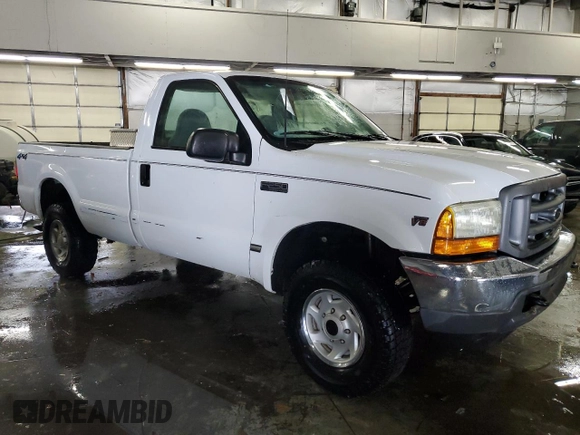 2001 Ford Super Duty F-250 XL with VIN 1FTNF21L21ED24936, listed as a Copart auction lot 79459704 with 69,304 mi miles and Clean Title. Bid and sale history available at carsss.com. Image 4.