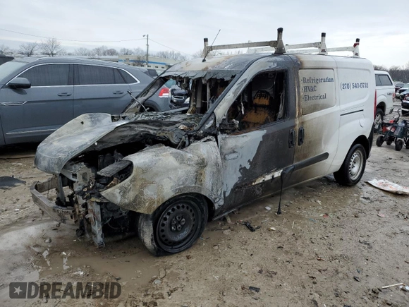 2015 Ram ProMaster City Cargo Tradesman with VIN ZFBERFAT3F6970960, listed as a Copart auction lot 41684095 with Not provided miles and Non repairable. Bid and sale history available at DreamBid. Image 1.