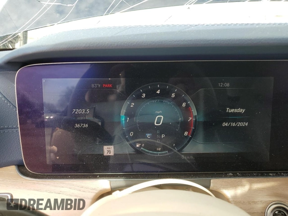 2018 Mercedes-Benz E-Class E 400 with VIN WDD1K6GB2JF052758, listed as a Copart auction lot 50656174 with 36,736 mi miles. Bid and sale history available at carsss.com. Image 9.