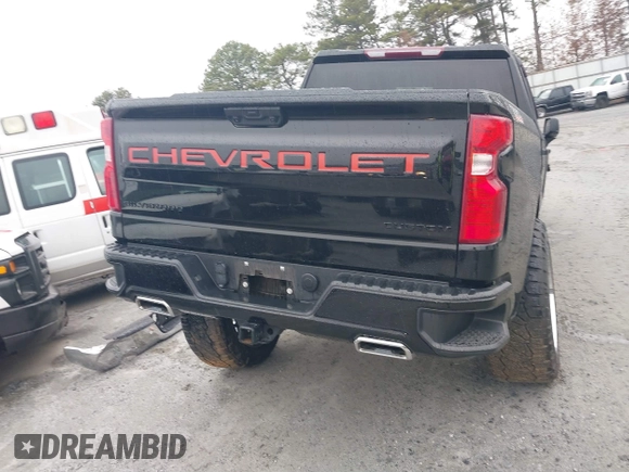 2022 Chevrolet Silverado 1500 Custom Trail Boss with VIN 3GCUDCET3NG657260, listed as a IAAI auction lot 40961987 with 51,631 mi miles and . Bid and sale history available at DreamBid. Image 17.