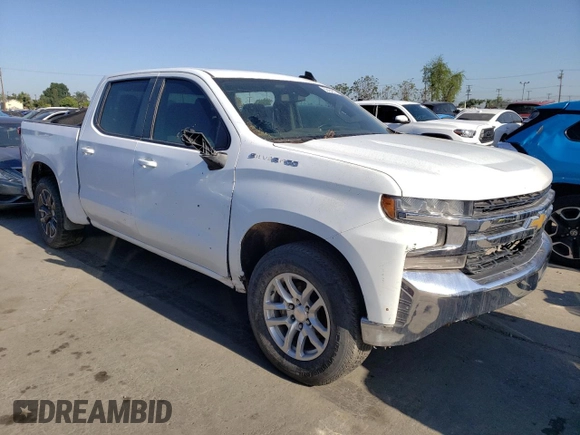 2022 Chevrolet Silverado 1500 LT with VIN 1GCPWCED7NZ125588, listed as a Copart auction lot 56434315 with Not Provided miles and Salvage Title. Bid and sale history available at DreamBid. Image 4.
