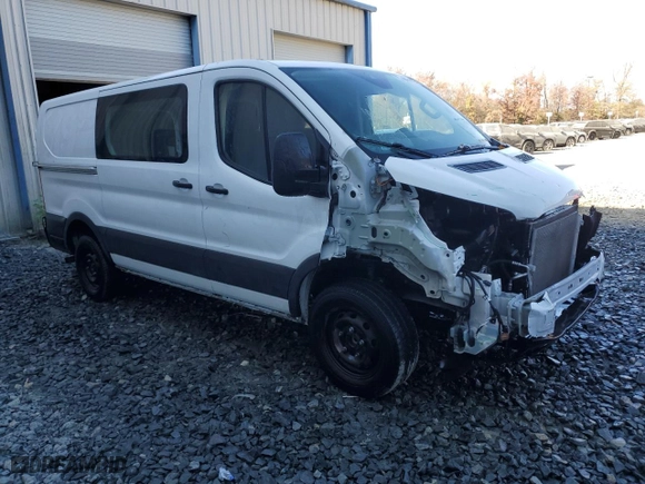 2021 Ford Transit Cargo Van with VIN 1FTBR1Y83MKA70780, listed as a Copart auction lot 77207664 with 0 mi miles and Clean Title. Bid and sale history available at carsss.com. Image 4.