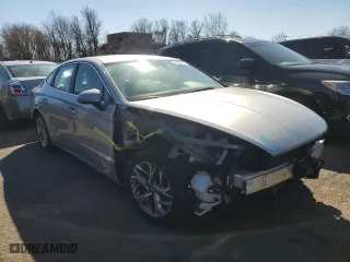 2020 Hyundai Sonata SEL with VIN 5NPEL4JA5LH049844, listed as a Copart auction lot 49001515 with 61,720 mi miles and Salvage Title. Bid and sale history available at carsss.com. Image 4.