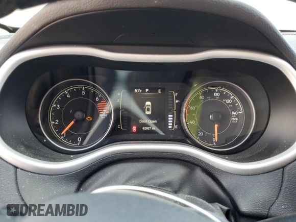2017 Jeep Cherokee Latitude with VIN 1C4PJLCBXHW585608, listed as a Copart auction lot 53943055 with 62,927 mi miles and Salvage Title. Bid and sale history available at DreamBid. Image 9.