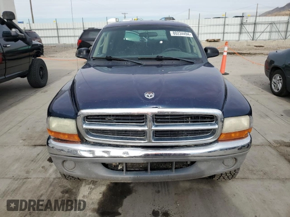 2002 Dodge Dakota SLT with VIN 1B7HG48N32S720700, listed as a Copart auction lot 80234494 with 207,035 mi miles and Salvage Title. Bid and sale history available at carsss.com. Image 5.