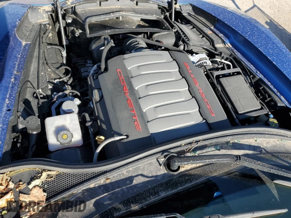 2015 Chevrolet Corvette 1LT with VIN 1G1YB2D71F5121186, listed as a Copart auction lot 58896784 with 11,017 mi miles and Salvage Title. Bid and sale history available at carsss.com. Image 11.