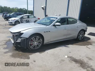 2018 Maserati Ghibli with VIN ZAM57XSL8J1268626, listed as a Copart auction lot 53463005 with 49,616 mi miles and Salvage Title. Bid and sale history available at carsss.com. Image 1.