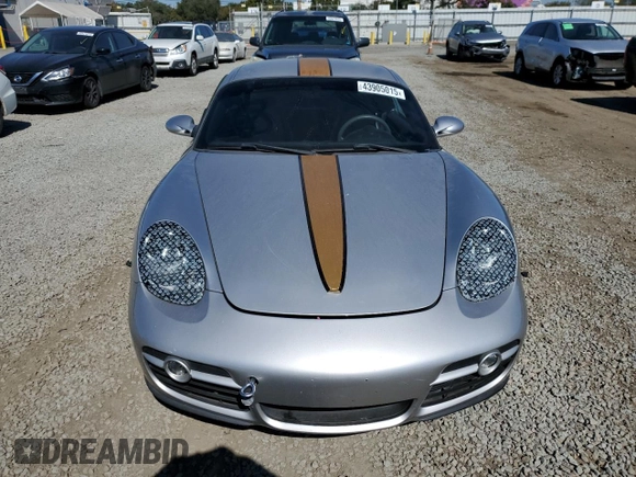 2007 Porsche 718 Cayman z VIN WP0AA29817U760642, wystawiony jako Copart lot #43905015 z przebiegiem Nie podano mil oraz Szkoda całkowita • Salvage title. Historia ofert i sprzedaży dostępna na DreamBid. Obrazek 5.