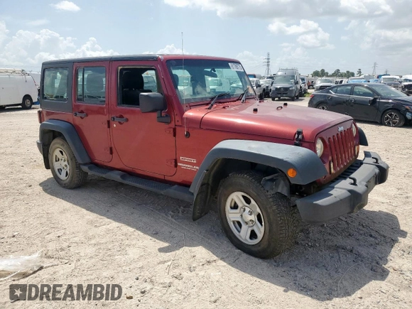 2012 Jeep Wrangler Unlimited Sport RHD with VIN 1C4BJWKG3CL230718, listed as a Copart auction lot 61789775 with Not provided miles and Clean title. Bid and sale history available at DreamBid. Image 4.