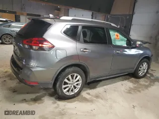 2018 Nissan Rogue SV with VIN KNMAT2MV9JP513365, listed as a Copart auction lot 46050425 with 0 mi miles and Salvage Title. Bid and sale history available at carsss.com. Image 3.