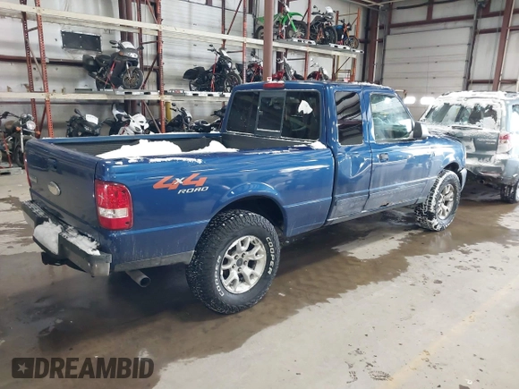 2009 Ford Ranger XLT with VIN 1FTZR45E09PA56081, listed as a IAAI auction lot 41389308 with 118,471 mi miles. Bid and sale history available at carsss.com. Image 4.