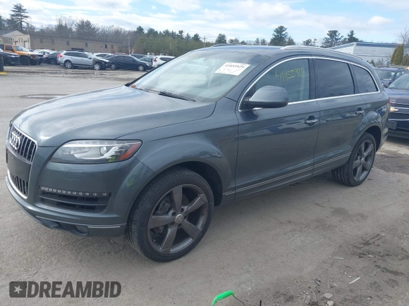 2013 Audi Q7 3.0T Premium Plus with VIN WA1LGAFE8DD014173, listed as a IAAI auction lot 41855929 with 156,617 mi miles. Bid and sale history available at carsss.com. Image 2.