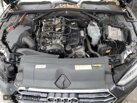 2019 Audi A5 Cabriolet Premium z VIN WAUWNGF59KN006471, wystawiony jako Copart lot #43563665 z przebiegiem 19 627 mil mil oraz Szkoda całkowita • Salvage title. Historia ofert i sprzedaży dostępna na DreamBid. Obrazek 12.