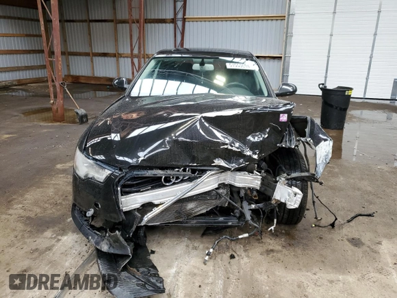 2015 Audi A6 with VIN WAUFFCFC9FN017044, listed as a Copart auction lot 51553694 with 181,733 mi miles and Salvage title. Bid and sale history available at DreamBid. Image 5.