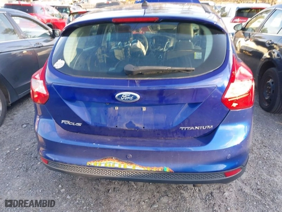 2012 Ford Focus Titanium with VIN 1FAHP3N23CL347941, listed as a IAAI auction lot 41580967 with NaN miles. Bid and sale history available at carsss.com. Image 15.