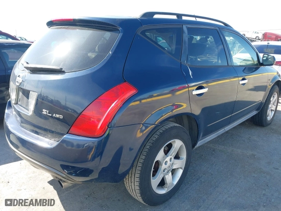 2003 Nissan Murano SL with VIN JN8AZ08W63W208957, listed as a IAAI auction lot 42110265 with 237,531 mi miles. Bid and sale history available at carsss.com. Image 4.